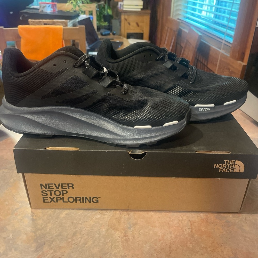 The North Face Black and White Women's Vectiv Eminus Shoes